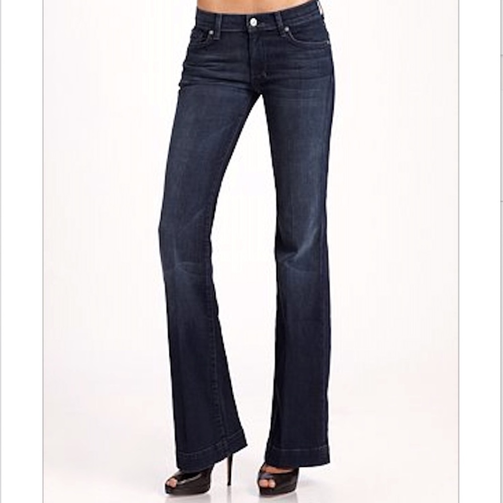 7 For All Mankind Dojo Crystal-Pocket Bootcut Jean